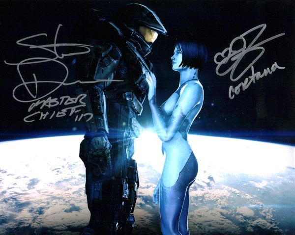 Halo 8x10 Signed Photo Downes Taylor JSA COA Certified Autograph GalaxyCon