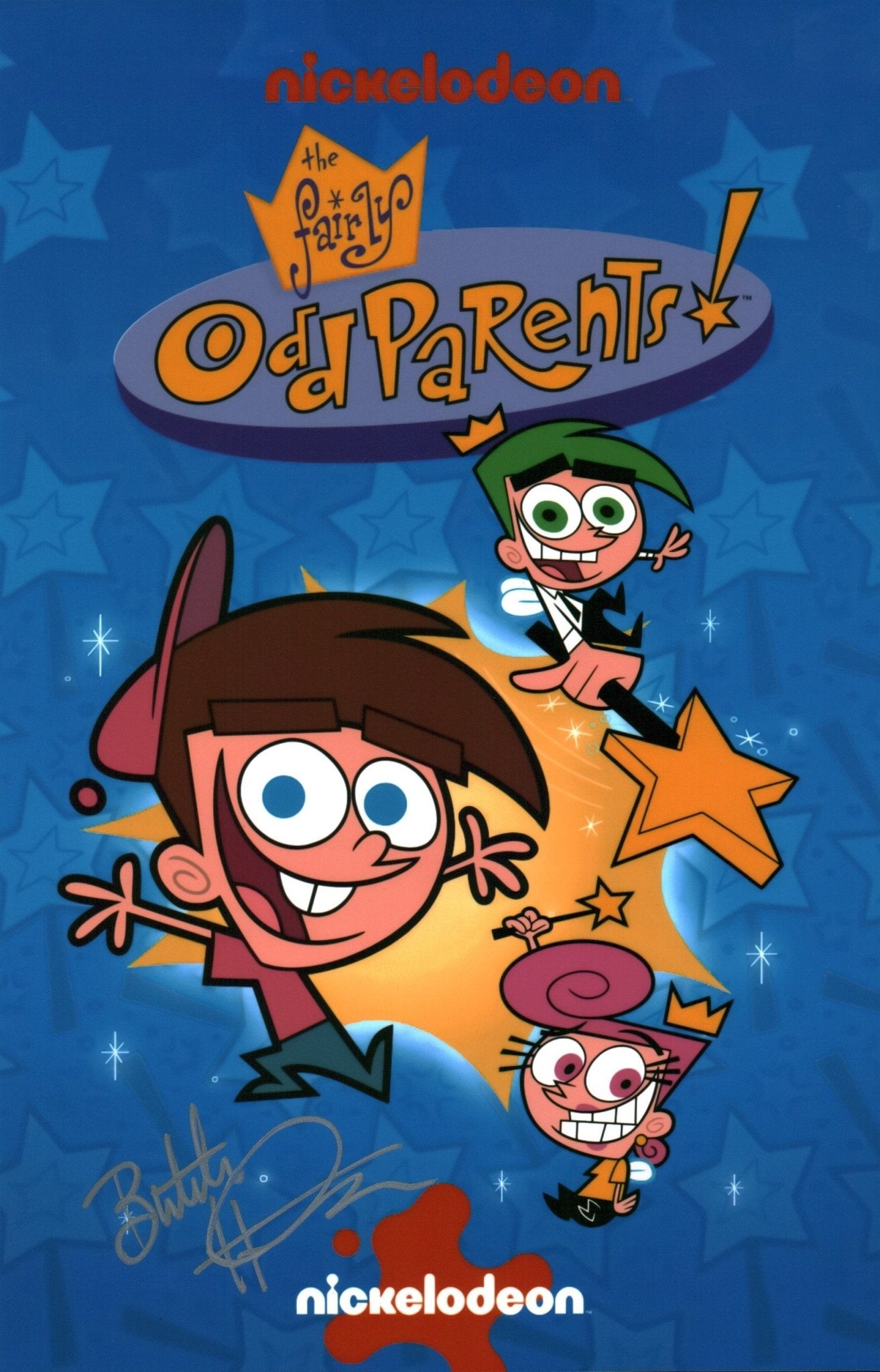 Butch Hartman Fairly OddParents 11x17 Photo Poster Signed JSA Certified Autograph