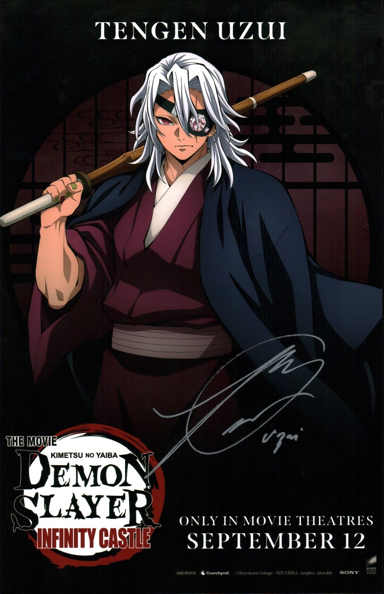 Ray Chase Demon Slayer 11x14 Signed Photo Poster JSA Certified Autograph
