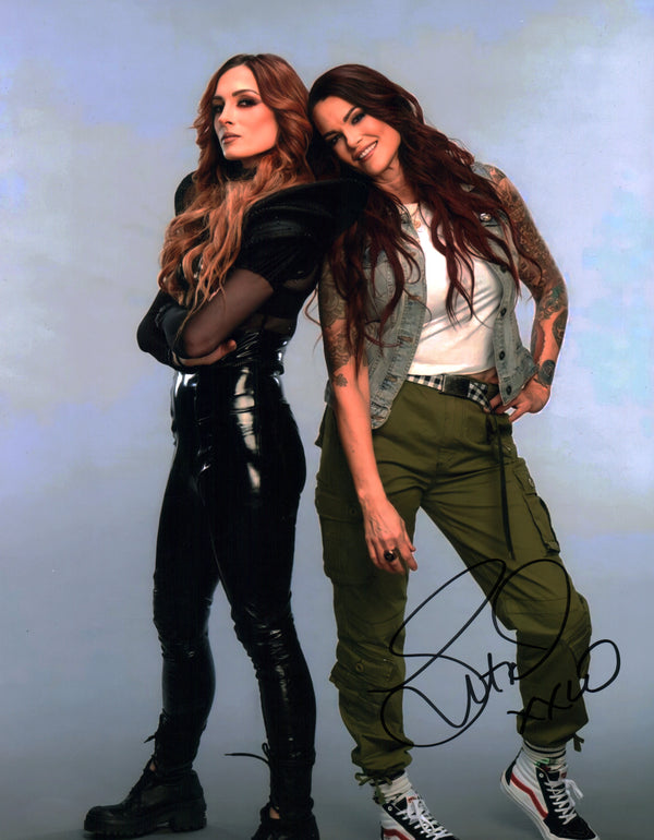 Amy "Lita" Dumas AEW Wrestling 11x14 Signed Photo JSA Certified Autograph