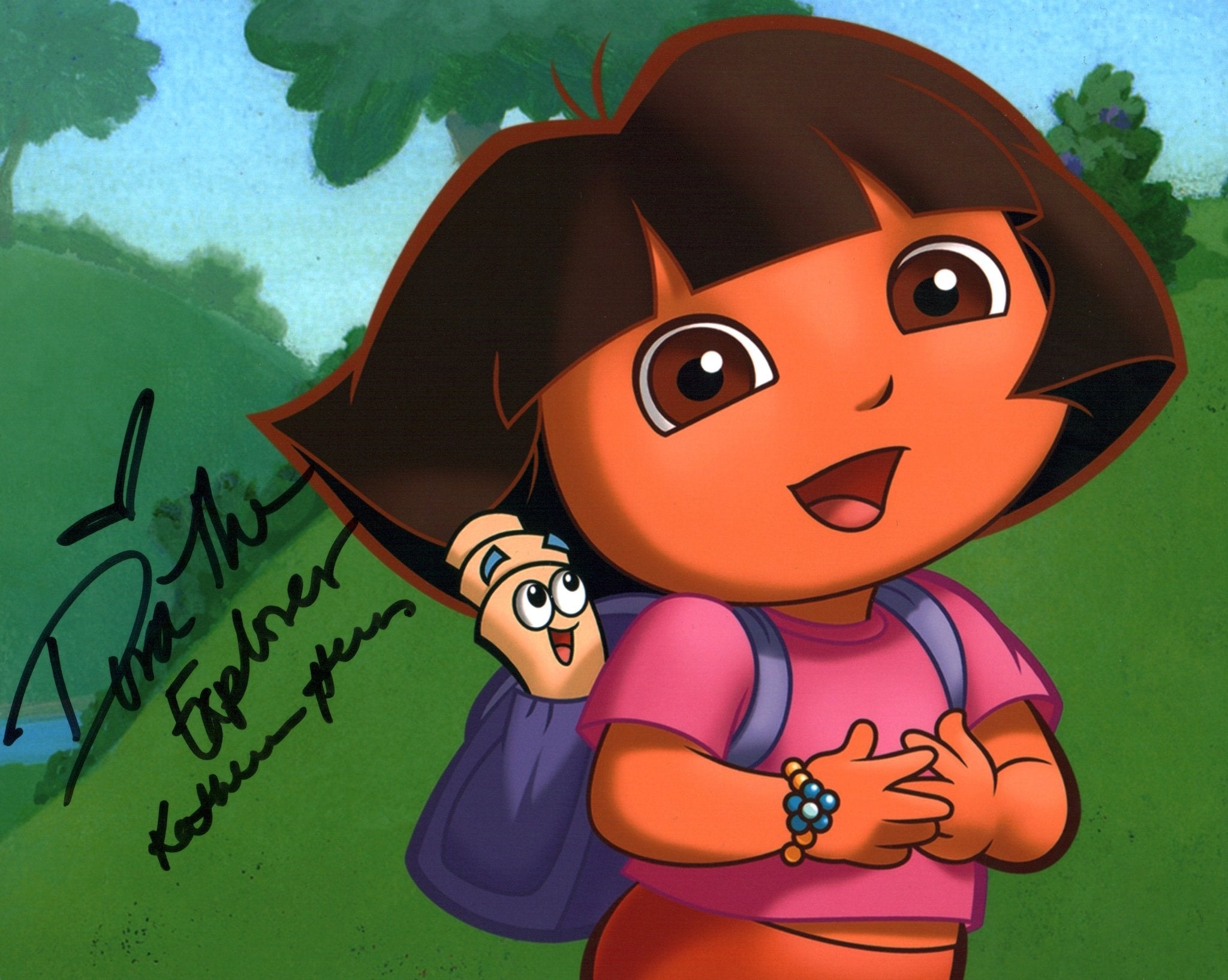 DORA公式アカウント01ページ☆ Kathleen Herles Dora The Explorer 8x10 Signed Photo JSA Certified Auto