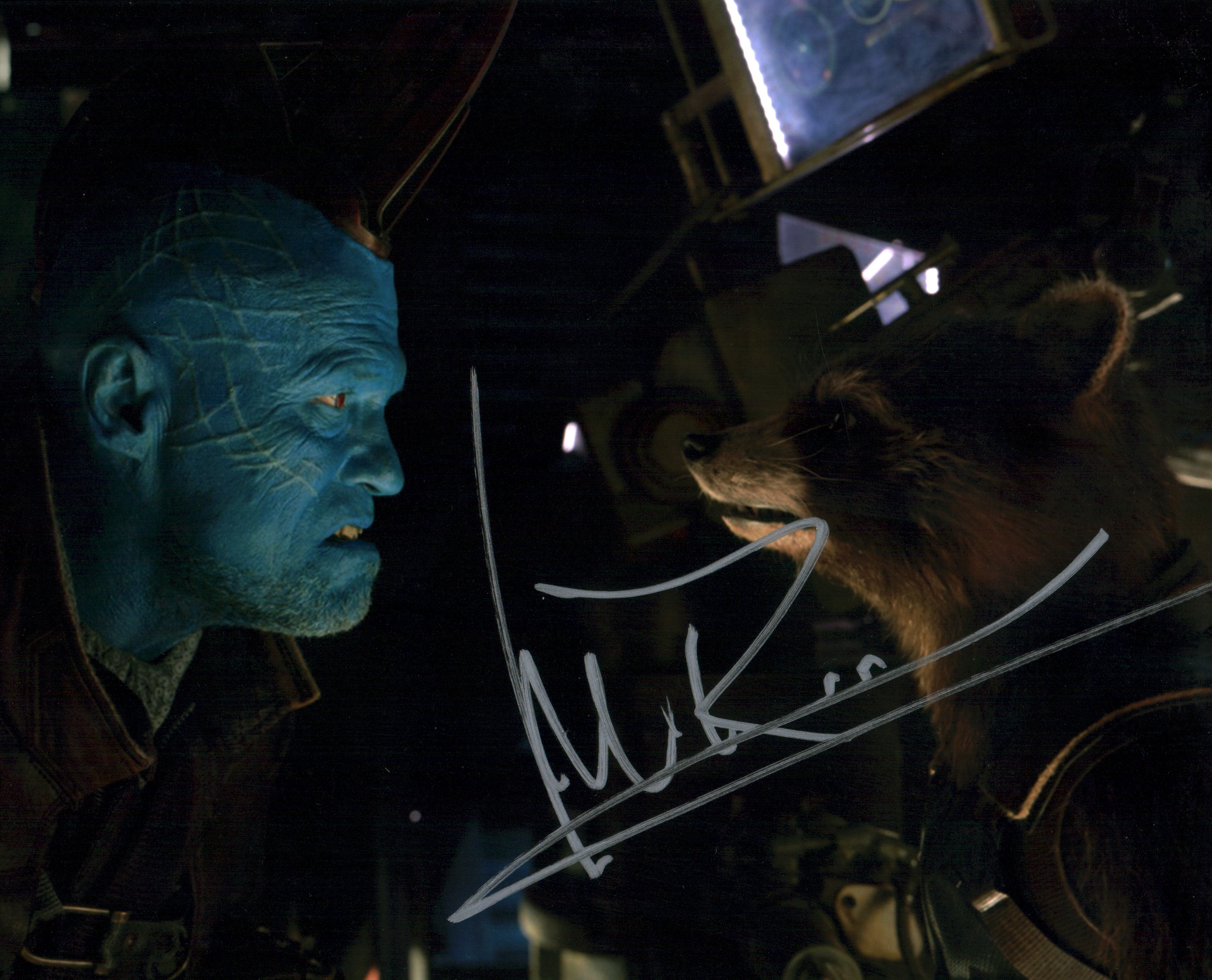 Michael Rooker Guardians of the Galaxy 8x10 Signed Photo JSA Certified Autograph
