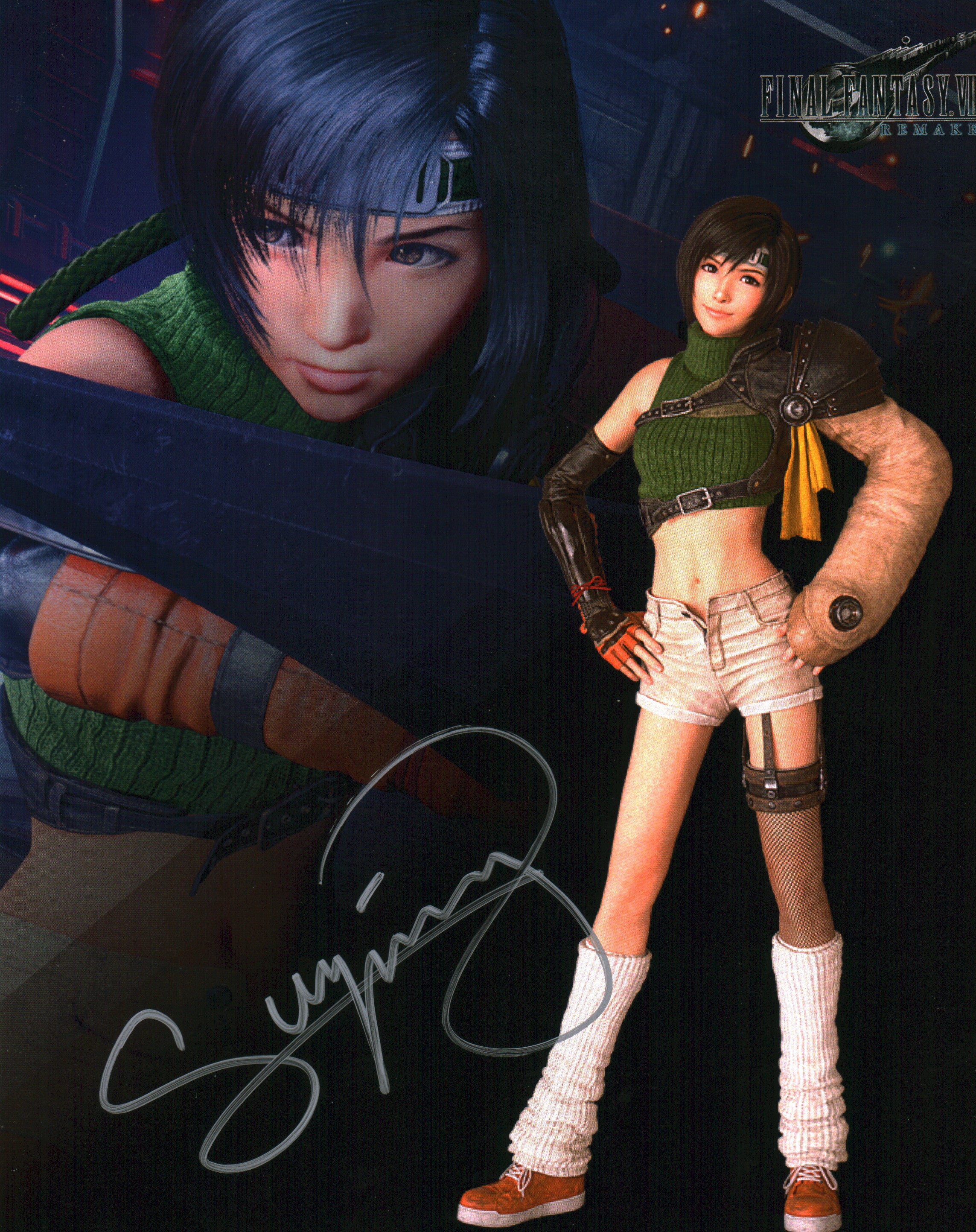 Suzie Yeung Final Fantasy VII 8x10 Signed Photo JSA Certified Autograph