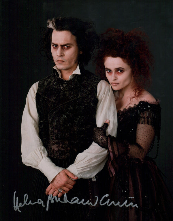 Helena Bonham Carter Sweeney Todd 11x14 Signed Mini Poster JSA Certified Autograph