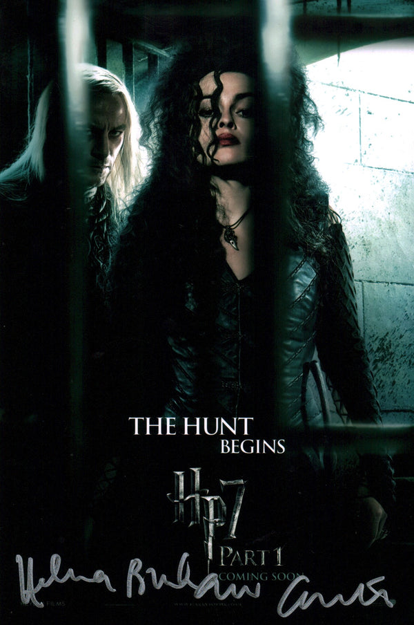 Helena Bonham Carter Harry Potter 8x12 Signed Photo JSA COA Certified Autograph