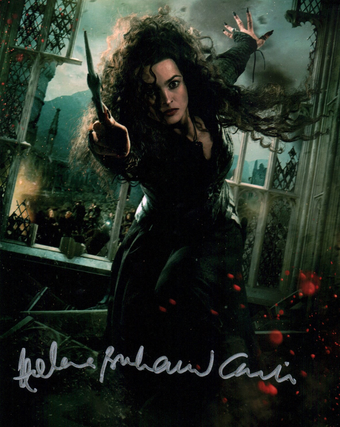 Helena Bonham Carter Harry Potter 8x10 Signed Photo JSA COA Certified Autograph
