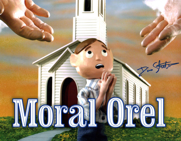 Dino Stamatopoulos Moral Orel 11x14 Signed Mini Poster JSA Certified Autograph