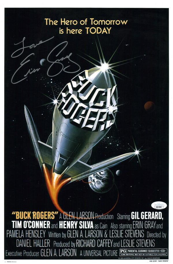 Erin Gray Buck Rogers 11x17 Signed Photo Poster JSA Certified Autograph GalaxyCon