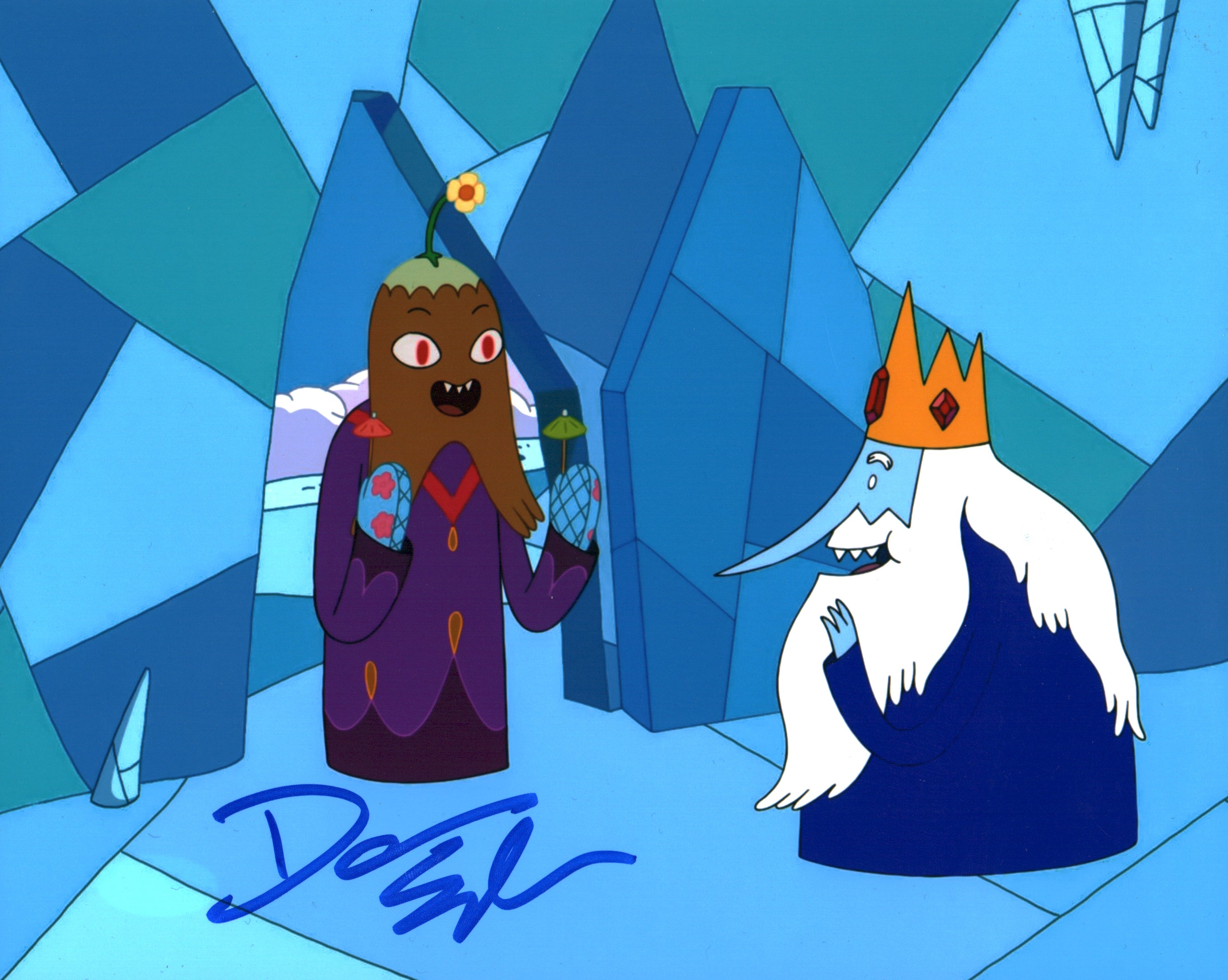 Dana Snyder Adventure Time 8x10 Signed Photo JSA Certified Autograph