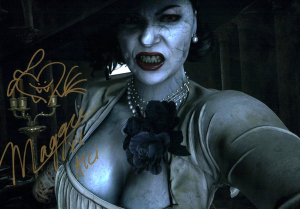Maggie Robertson Resident Evil 11x14 Signed Photo Poster JSA Certified Autograph