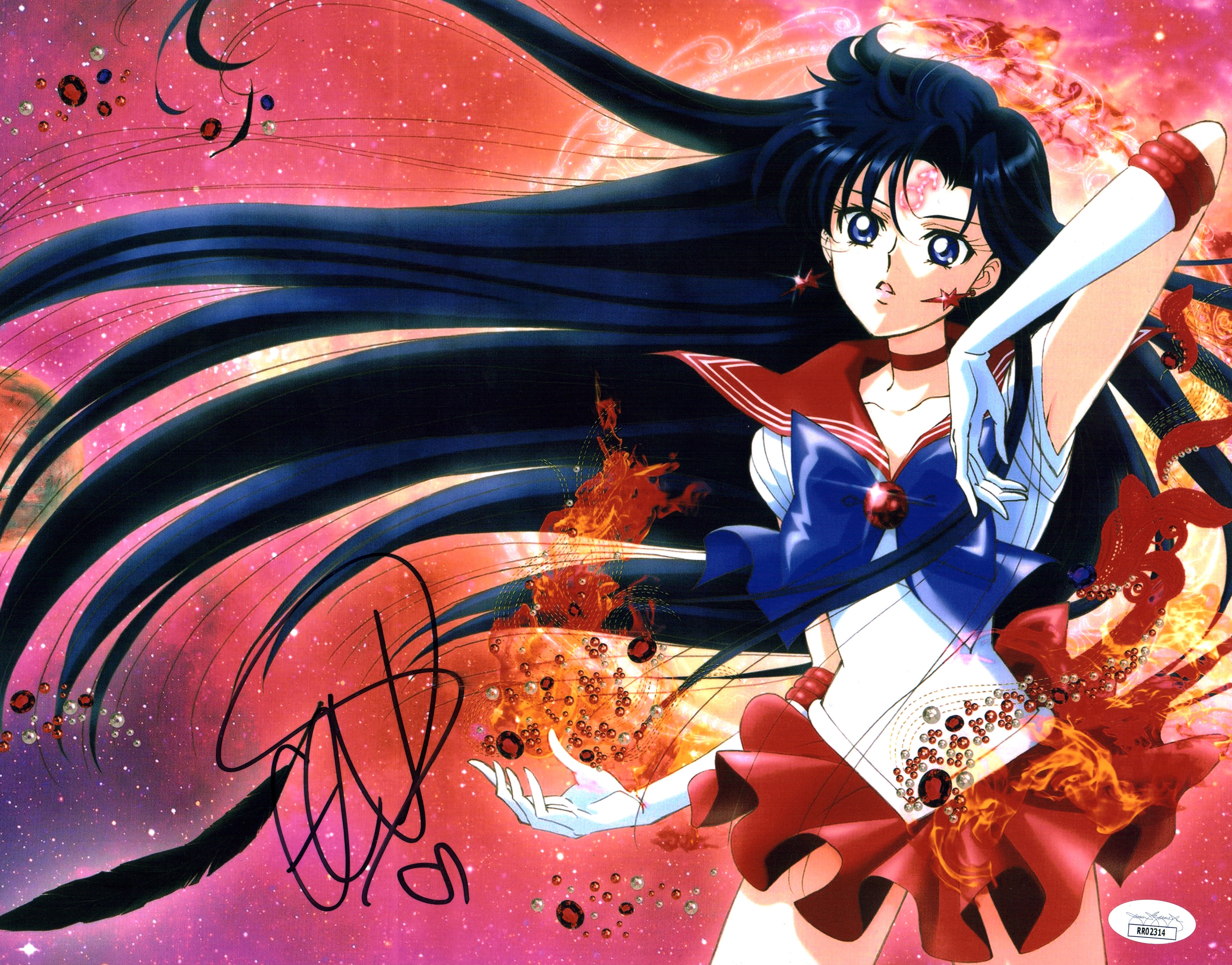 Cristina Vee Sailor Moon 11x14 Signed Photo Poster JSA Certified Autograph