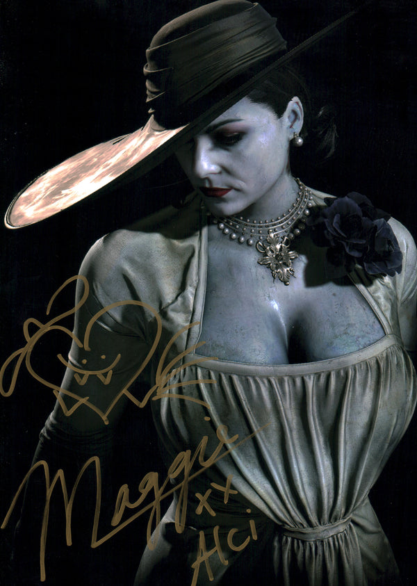 Maggie Robertson Resident Evil 8x10 Signed Photo JSA Certified Autograph