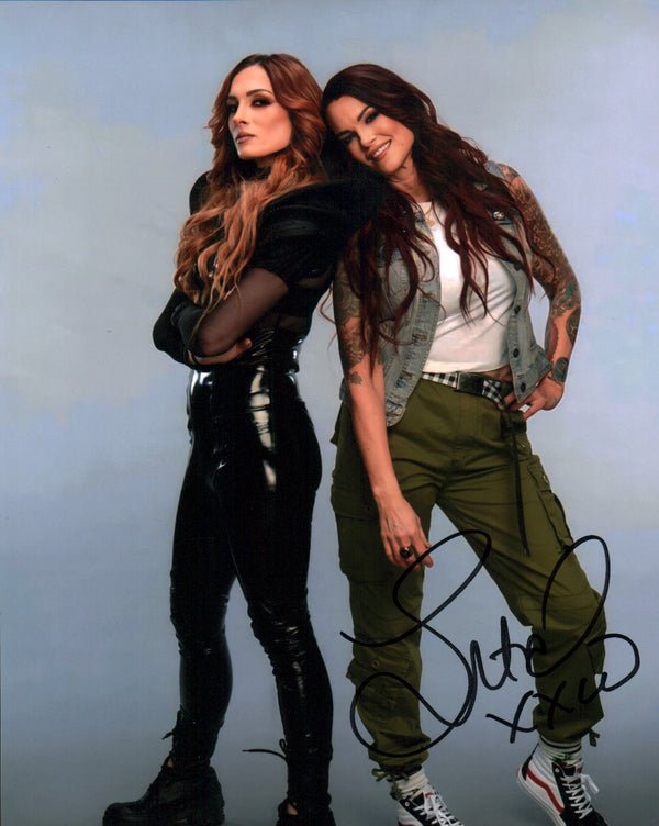 Amy "Lita" Dumas AEW Wrestling 8x10 Signed Photo JSA Certified Autograph