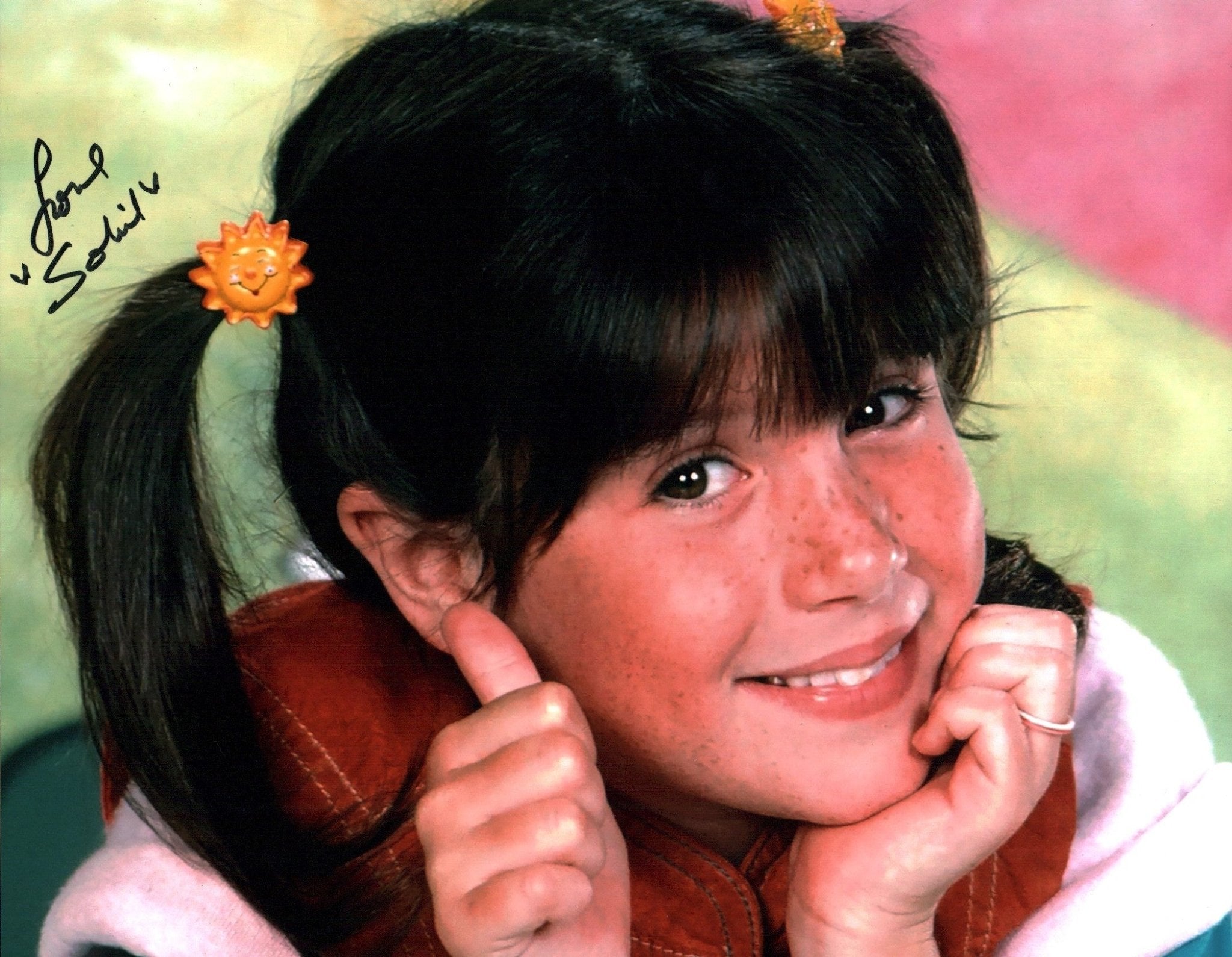 Soleil Moon Frye Punky Brewster 11x14 Signed Photo Poster JSA Certified Autograph