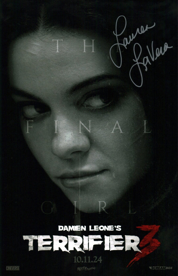 Lauren LaVera Terrifier 11x17 Signed Photo Poster JSA Certified Autograph