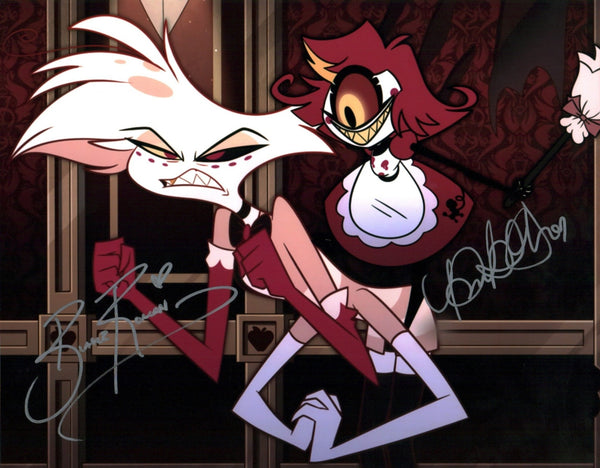Hazbin Hotel 11x14 Signed Photo Poster Kimiko Glenn, Blake Roman JSA Certified Autograph