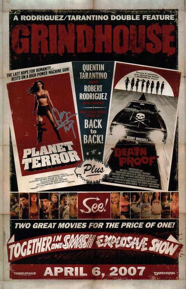 Danny Trejo Grindhouse 11x17 Signed Photo Poster JSA Certified Autograph