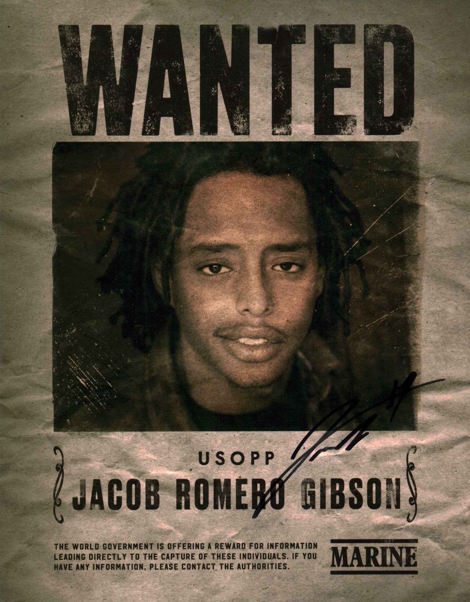 Jacob Romero One Piece 11x14 Photo Poster Signed JSA Certified Autograph