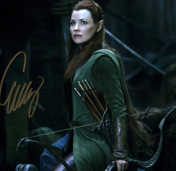 Evangeline Lilly The Hobbit 8x10 Signed Photo JSA Certified Autograph