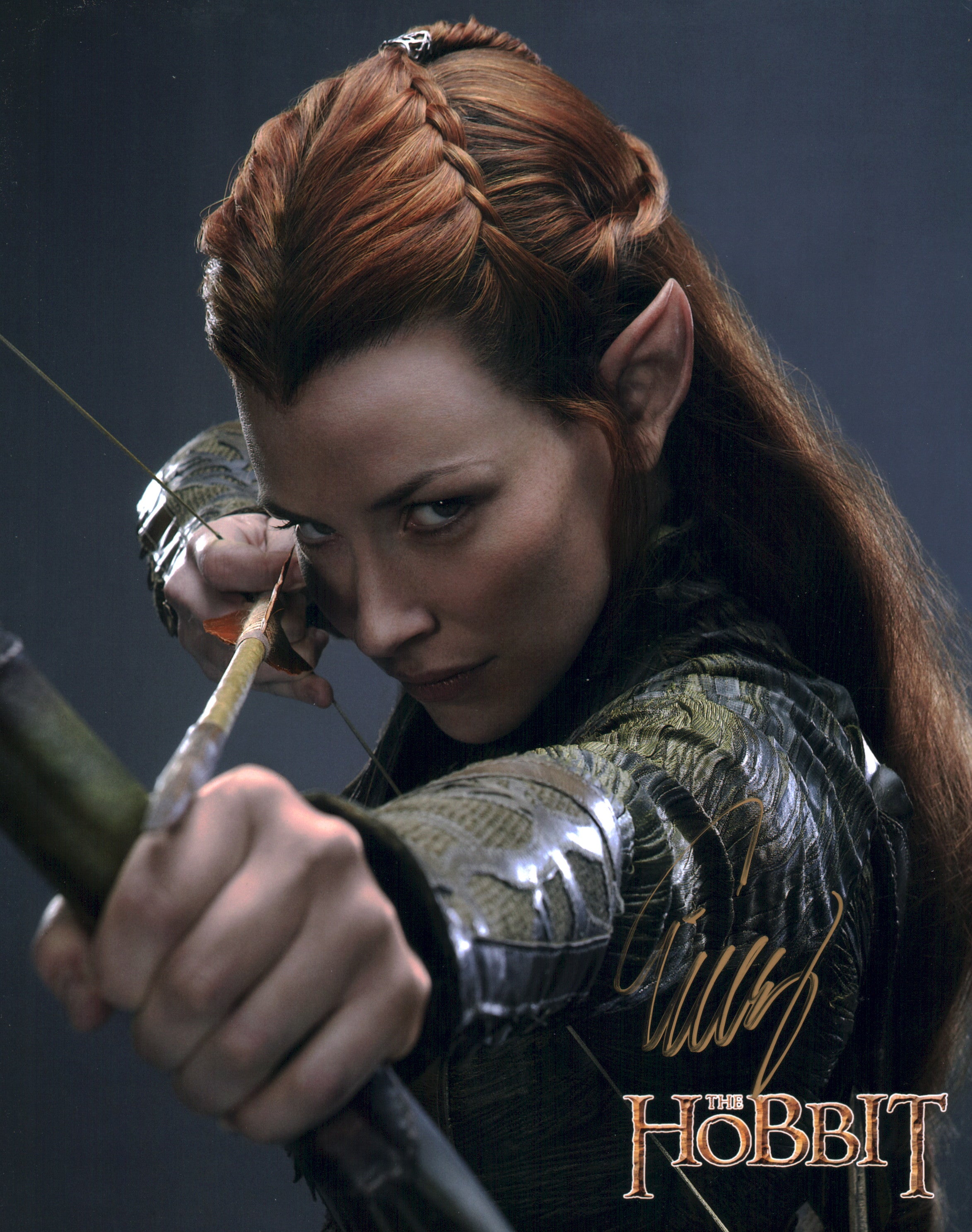 Evangeline Lilly The Hobbit 8x10 Signed Photo JSA Certified Autograph