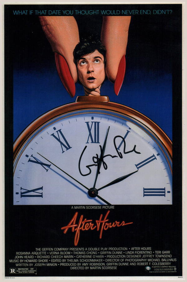 Griffin Dunne After Hours 11x17 Signed Photo Poster JSA Certified Autograph