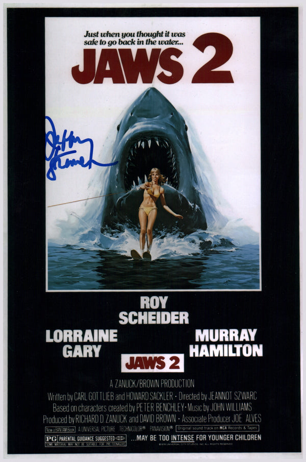 Jeffrey Kramer Jaws 2 11x17 Signed Mini Poster JSA Certified Autograph