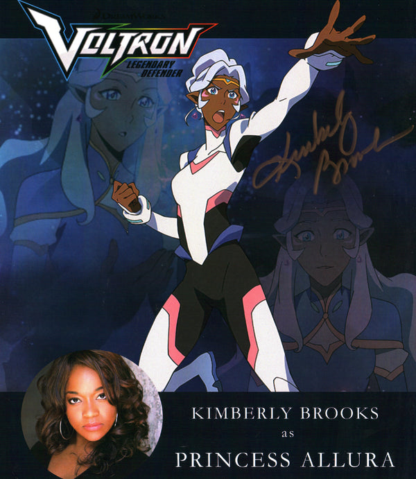 Kimberly Brooks Voltron Legendary Defender 8x10 Signed Photo JSA Certified Autograph