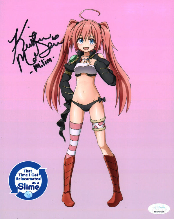 Kristen McGuire That Time I Got Reincarnated as a Smile 8x10 Photo JSA Certified Autograph