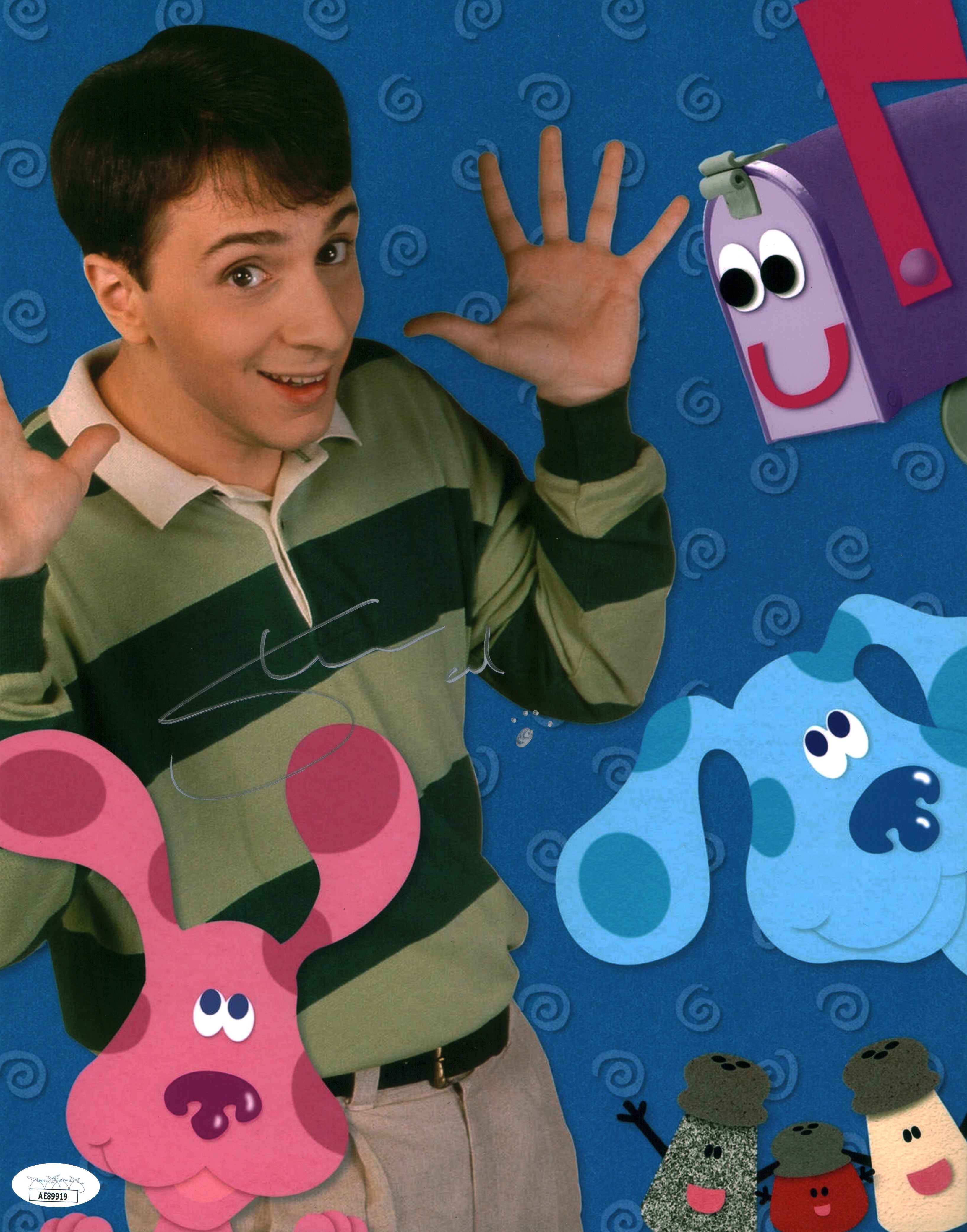 Steve Burns Blues Clues 11x14 Signed Photo Poster JSA  Certified Autograph GalaxyCon