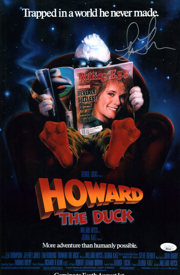 Lea Thompson Howard the Duck 11x17 Signed Photo JSA Certified Autograph