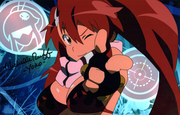 Michelle Ruff Gurren Lagann 11x17 Signed Photo Poster JSA Certified Autograph