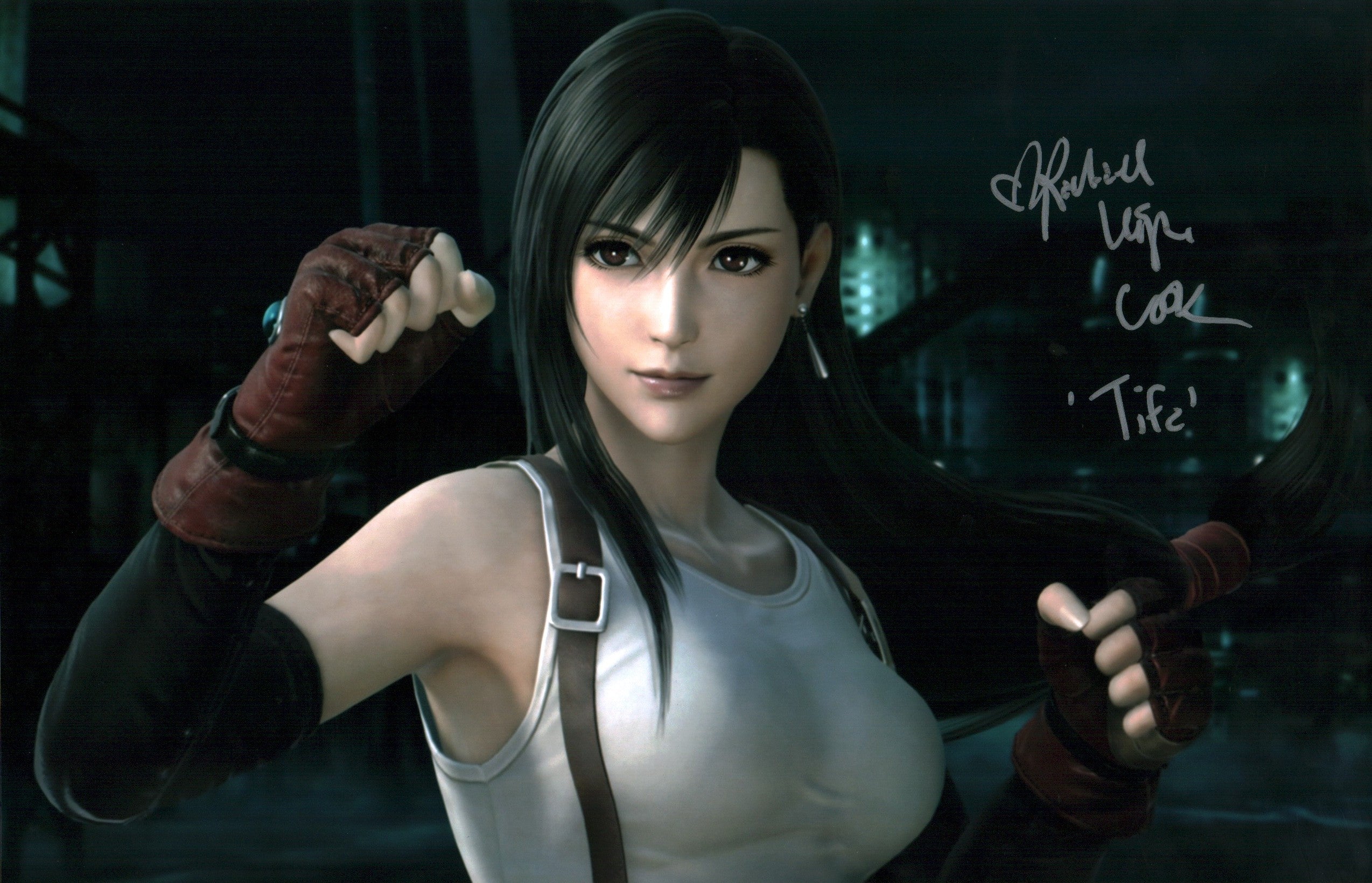 Rachael Leigh Cook Final Fantasy 11x17 Signed Photo Poster JSA Certified Autograph