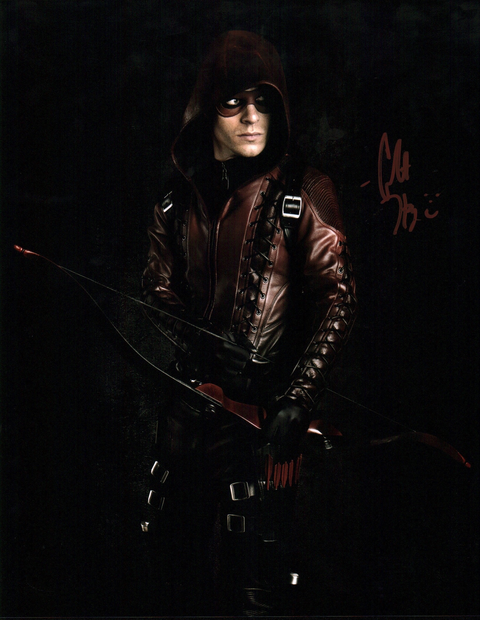 Colton Haynes Arrow 11x14 Photo Poster Signed JSA Certified Autograph