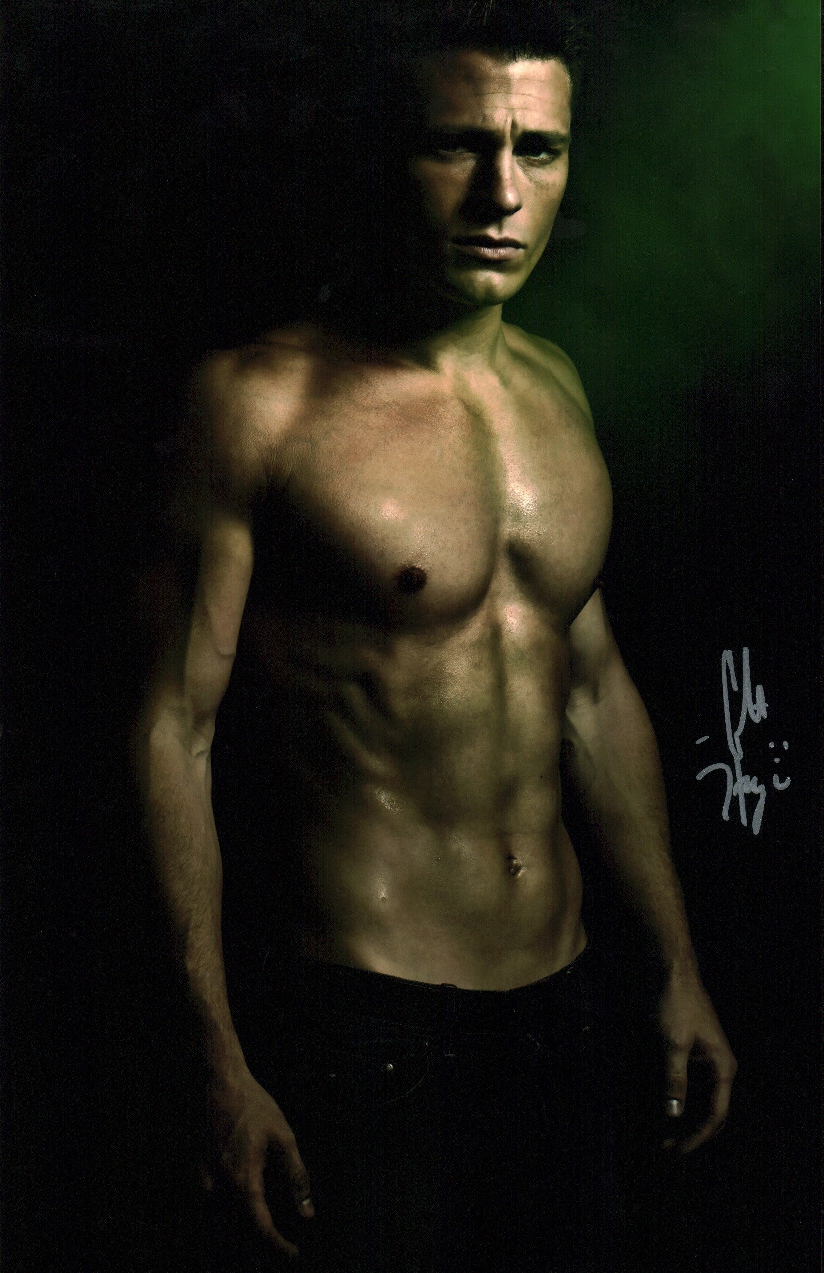 Colton Haynes Arrow 11x17 Photo Poster Signed JSA Certified Autograph