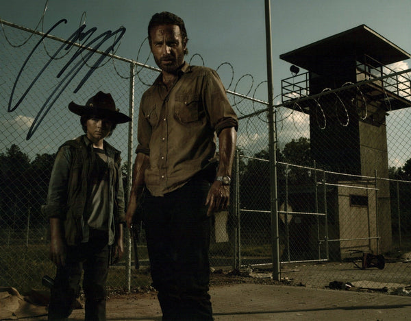 Chandler Riggs The Walking Dead 11x14 Photo Poster Signed JSA Certified Autograph
