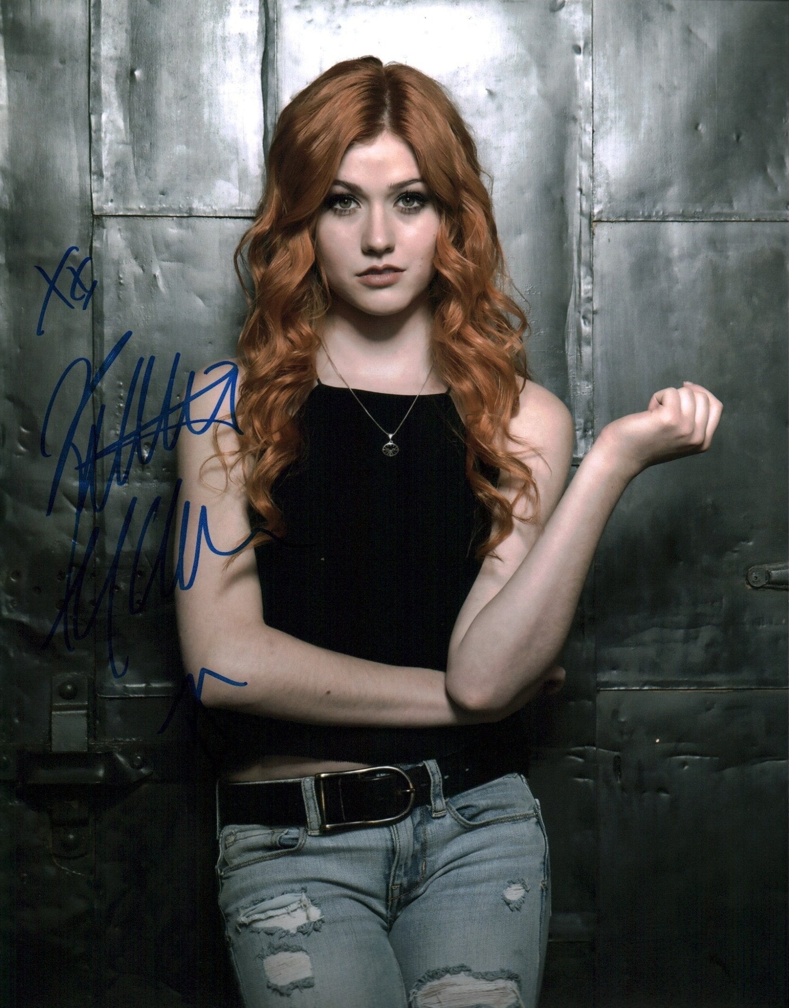 Katherine McNamara Shadowhunters 11x14 Photo Poster Signed JSA Certified Autograph