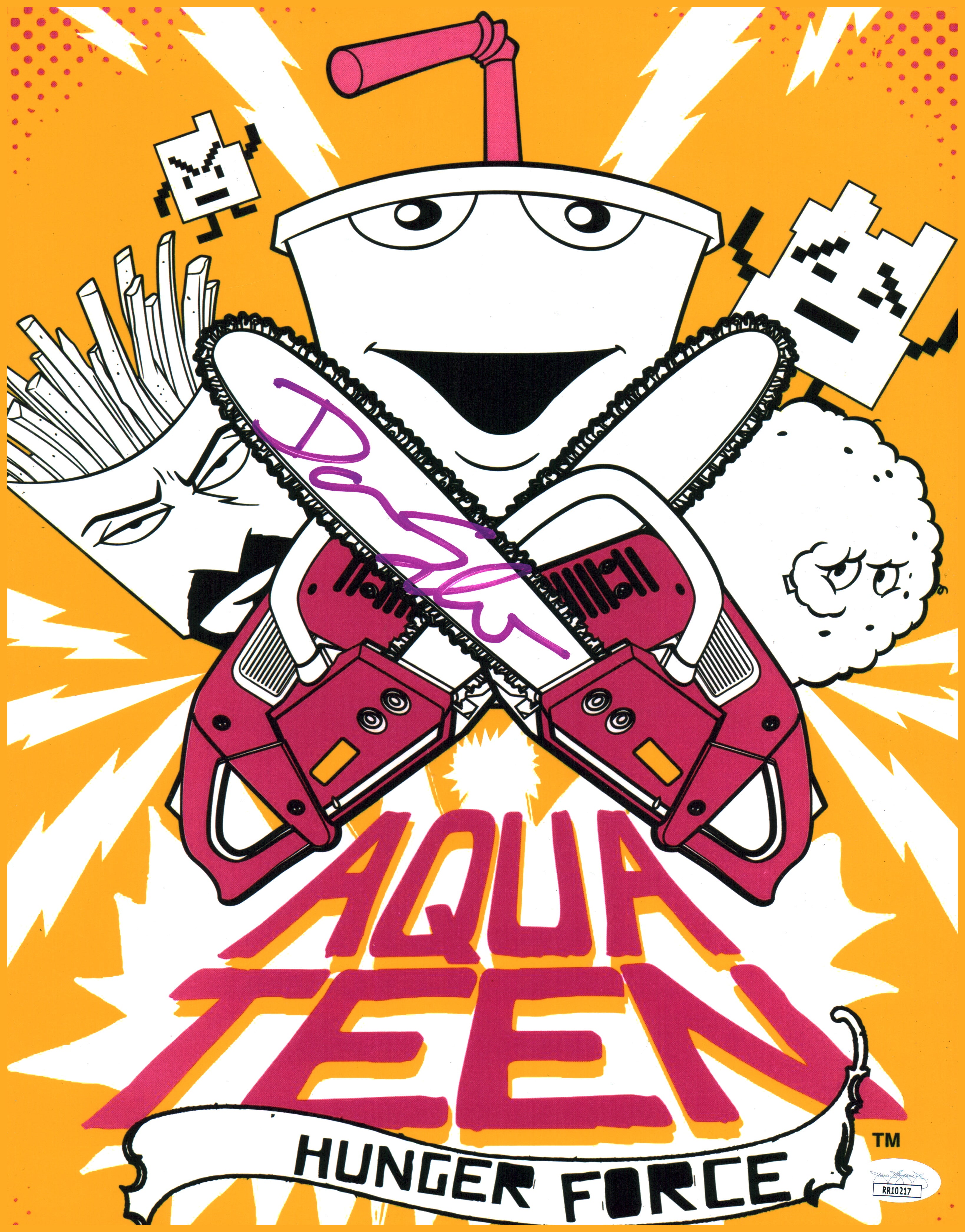 Dana Snyder Aqua Teen Hunger Force 11x14 Photo Poster Signed Autographed JSA Certified COA GalaxyCon