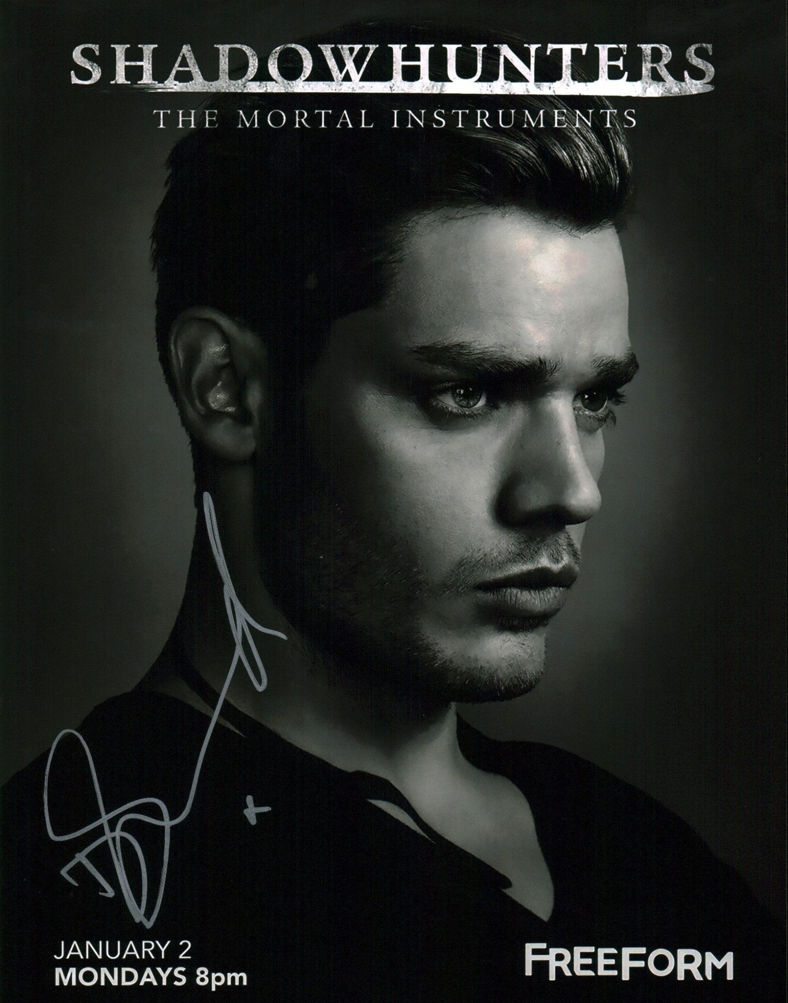 Dominic Sherwood Shadowhunters 11x14 Photo Poster Signed JSA Certified Autograph