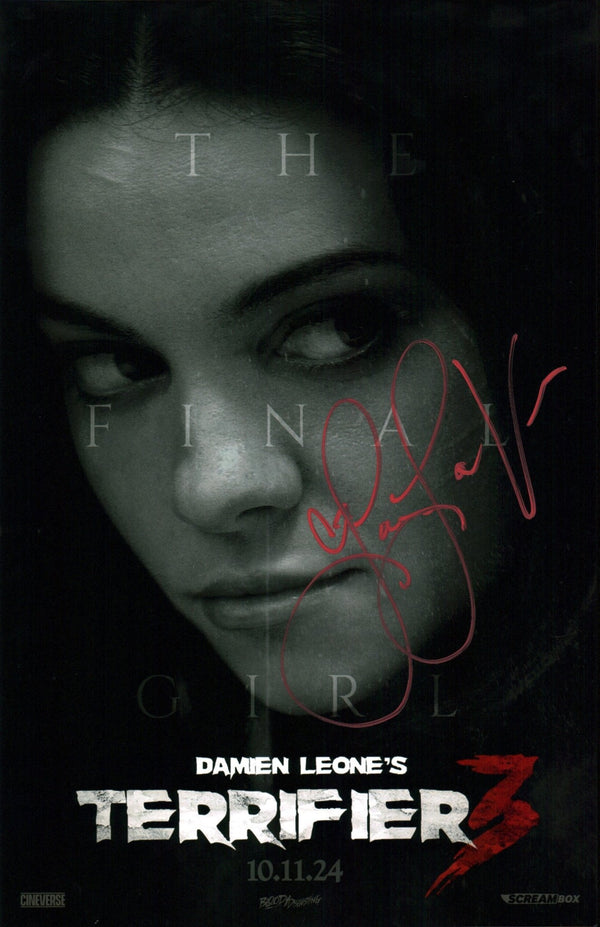 Lauren LaVera Terrifier 11x17 Signed Photo Poster JSA Certified Autograph