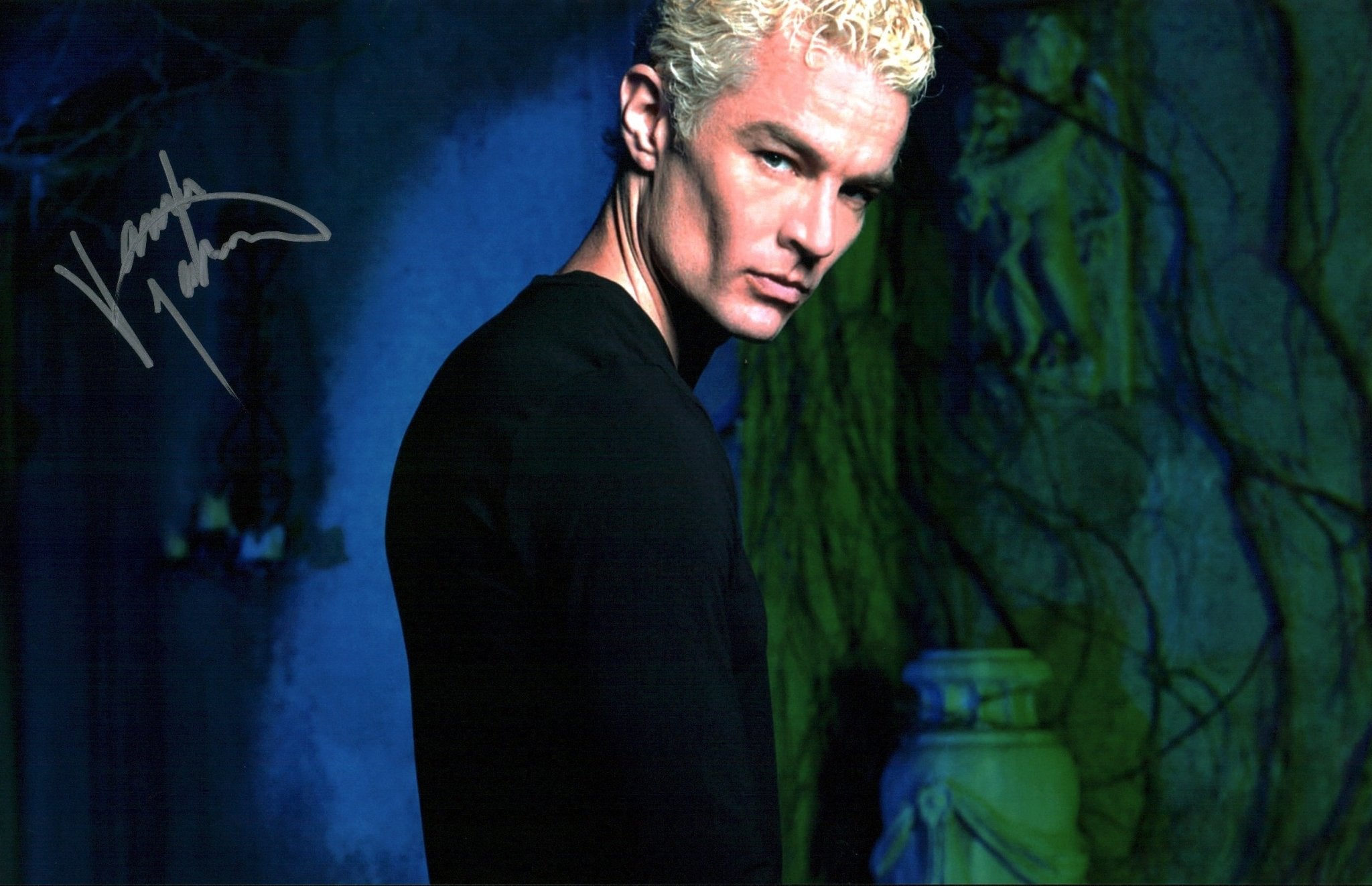 James Marsters Buffy the Vampire Slayer 11x17 Signed Photo Poster JSA Certified Autograph