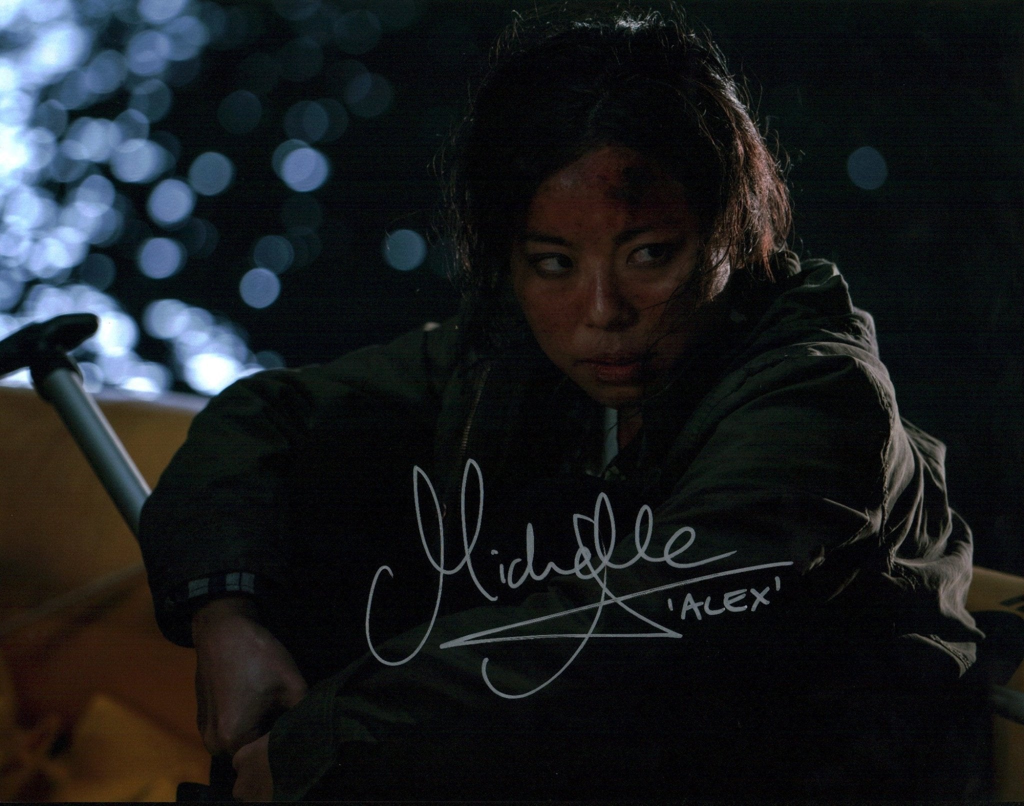 Michelle Ang The Walking Dead 11x17 Photo Poster Signed JSA Certified Autograph