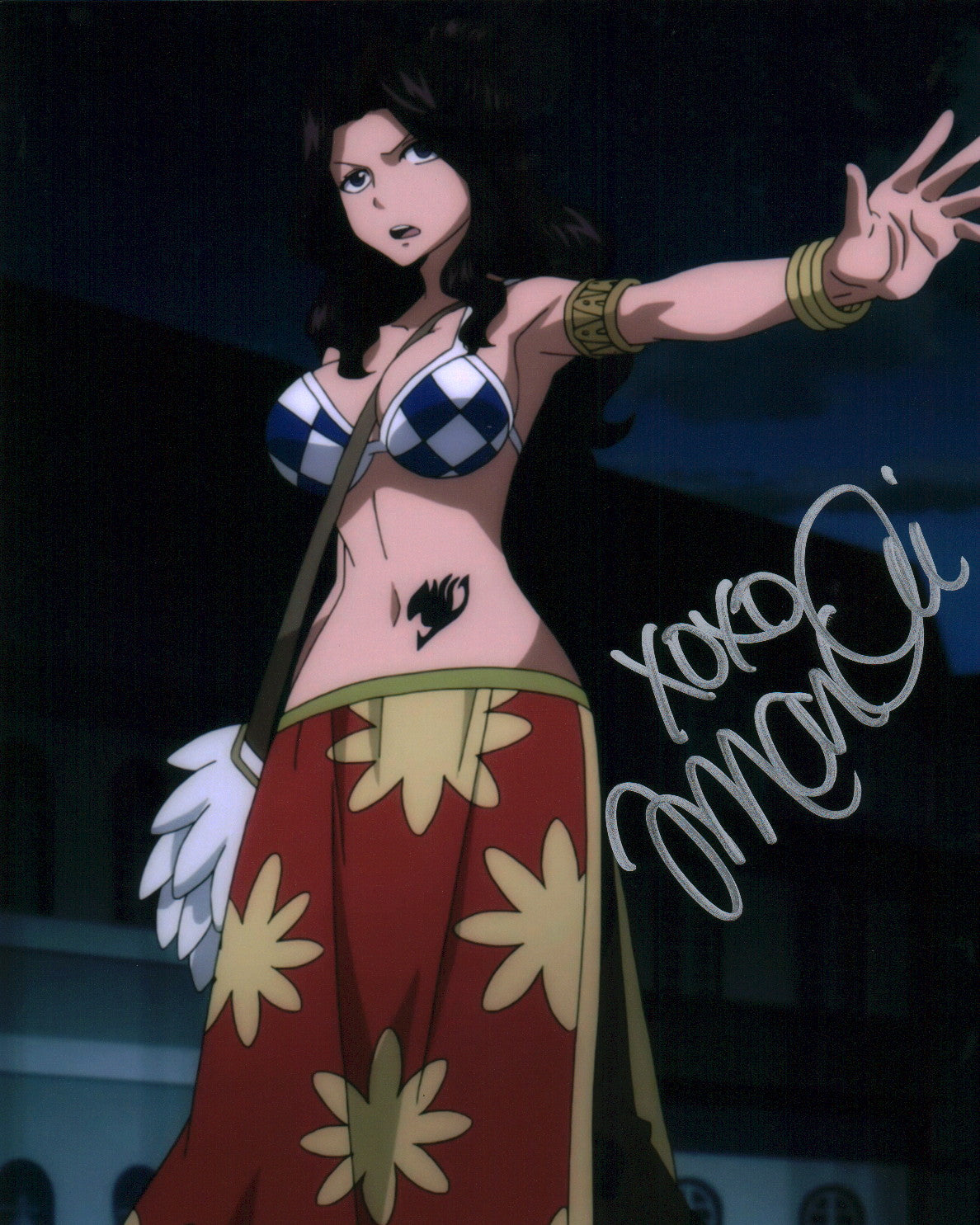 Jamie Marchi Fairy Tail 8x10 Photo Signed JSA Certified Autograph