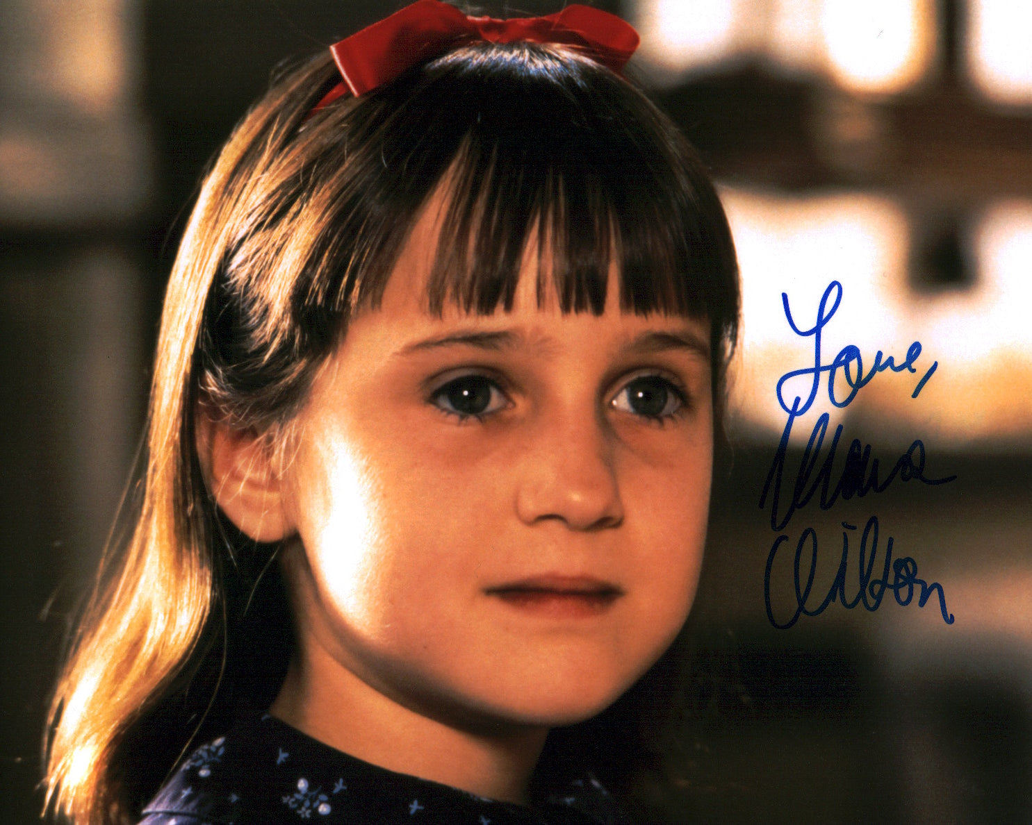 Mara Wilson Matilda 8x10 Signed Photo JSA Certified Autograph