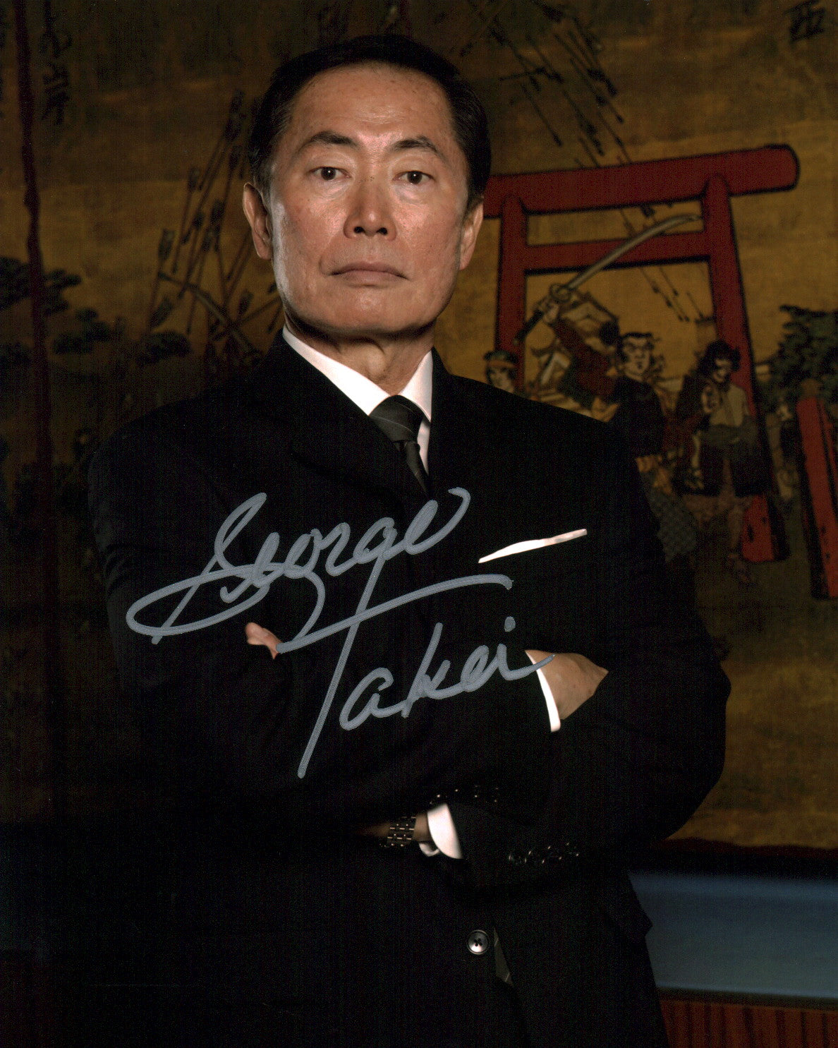 George Takei Heroes 8x10 Signed Photo JSA Certified Autograph