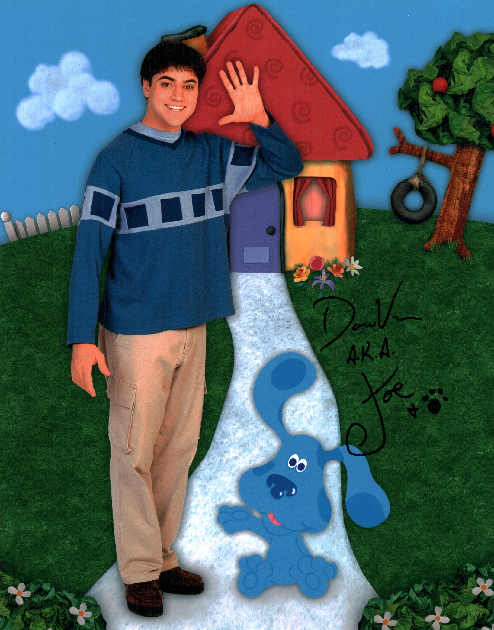 Donovan Patton Blues Clues 11x14 Signed Photo JSA Certified Autograph