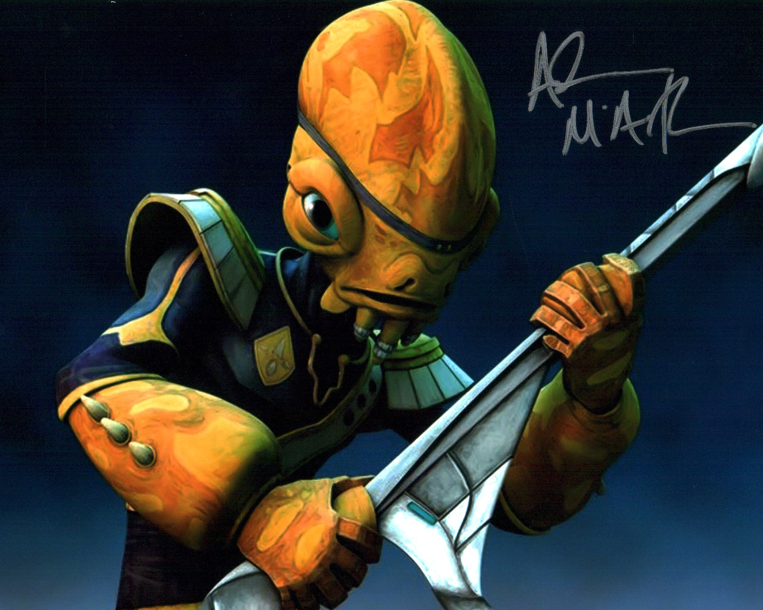 Adam McArthur Star Wars The Clone Wars 8x10 Signed Photo JSA Certified Autograph