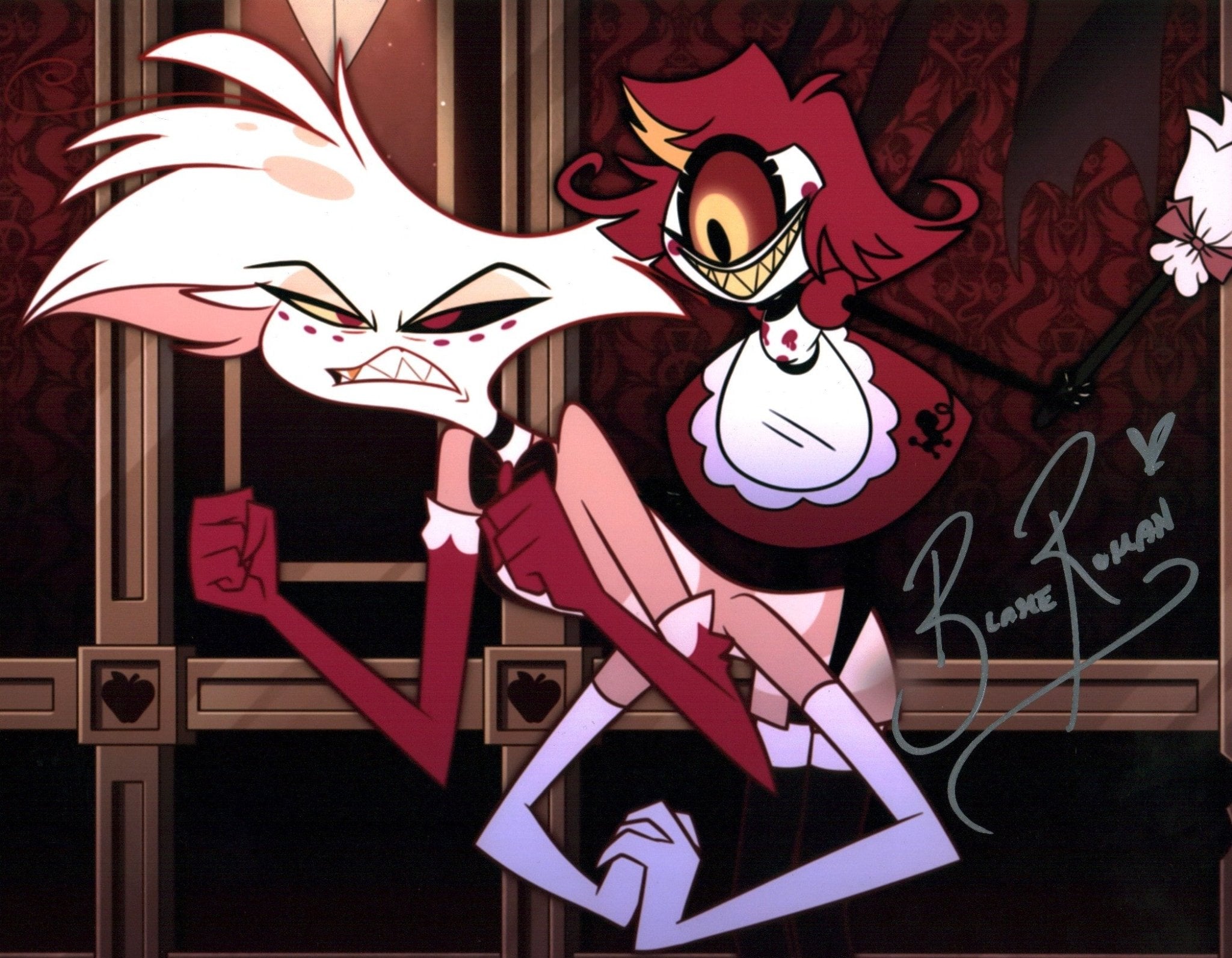 Blake Roman Hazbin Hotel 11x14 Photo Poster Signed JSA Certified Autograph