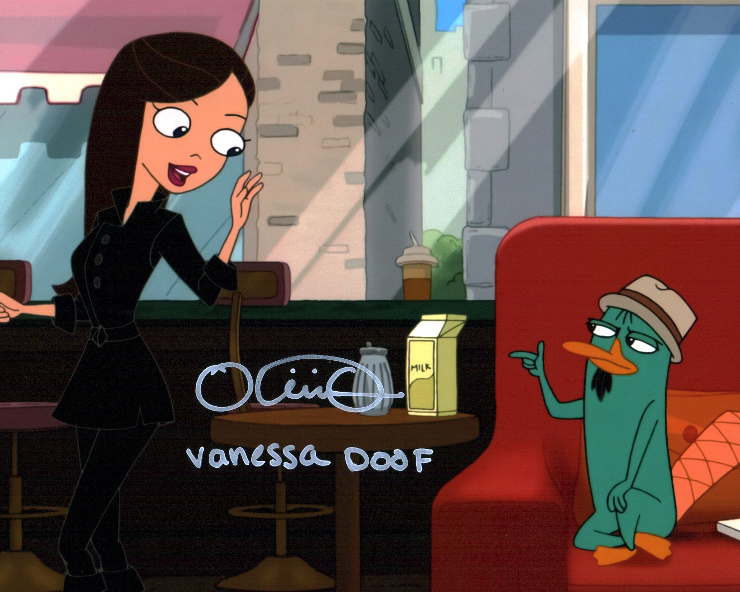 Olivia Olson Phineas and Ferb 8x10 Signed Photo JSA Certified Autograph