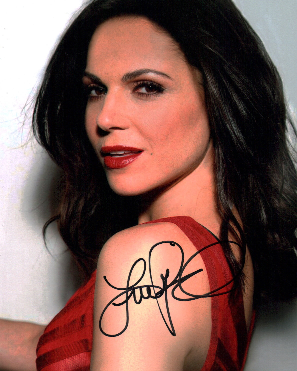 Lana Parrilla Once Upon A Time 8x10 Signed Photo JSA Certified Autograph