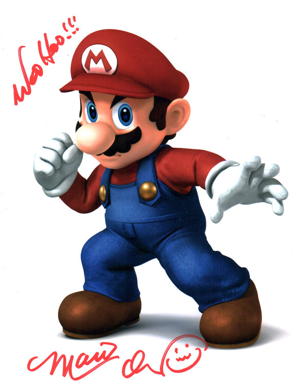 Charles Martinet Super Mario 8x10 Signed Photo JSA Certified Autograph